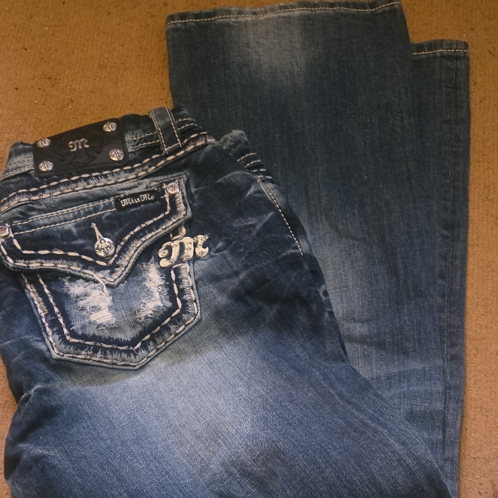 Miss Me Dark Wash Boot Cut Jeans